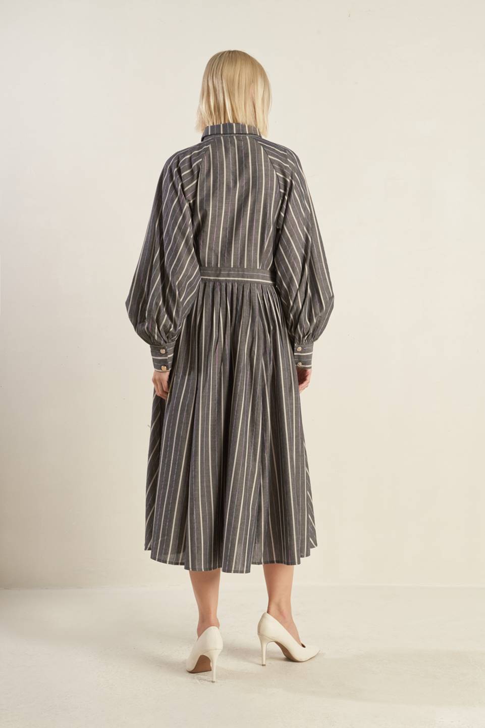 WHAT I FEEL WOVEN MIDI DRESS - Mack & Harvie