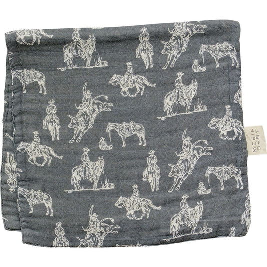 Wild West Muslin Burp Cloth - Mack & Harvie