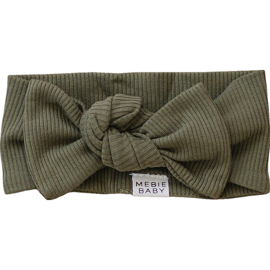 Winter Green Organic Cotton Ribbed Head Wrap - Mack & Harvie