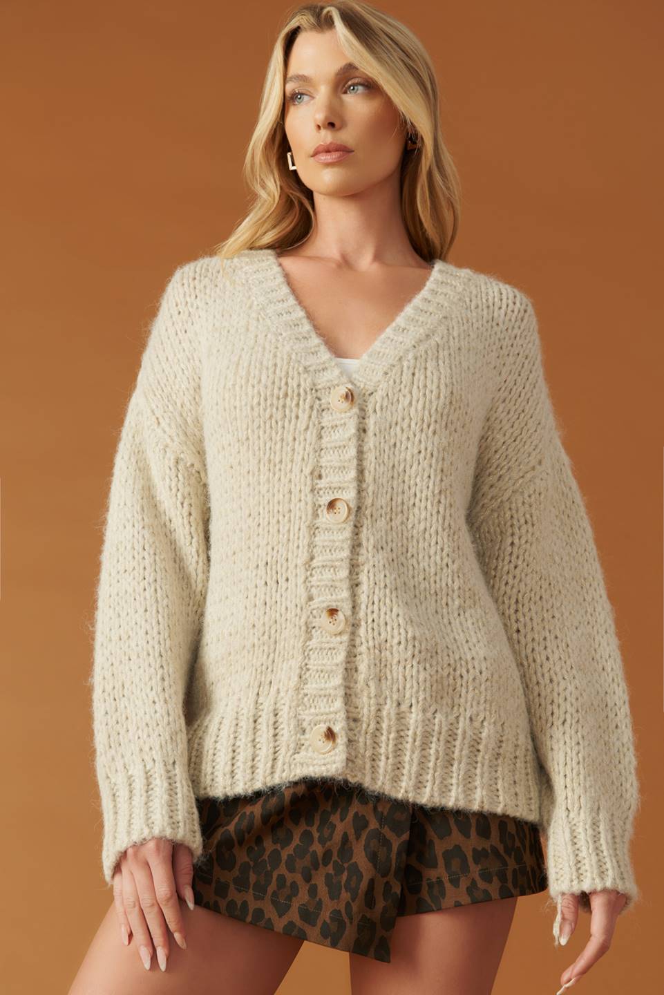 WOVEN WHISPERS SWEATER CARDIGAN - Mack & Harvie