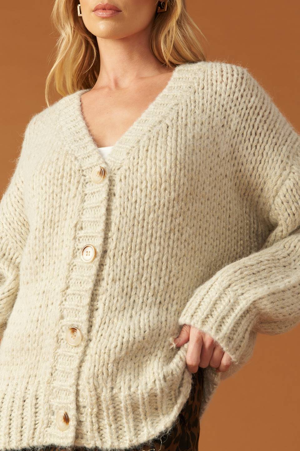 WOVEN WHISPERS SWEATER CARDIGAN - Mack & Harvie