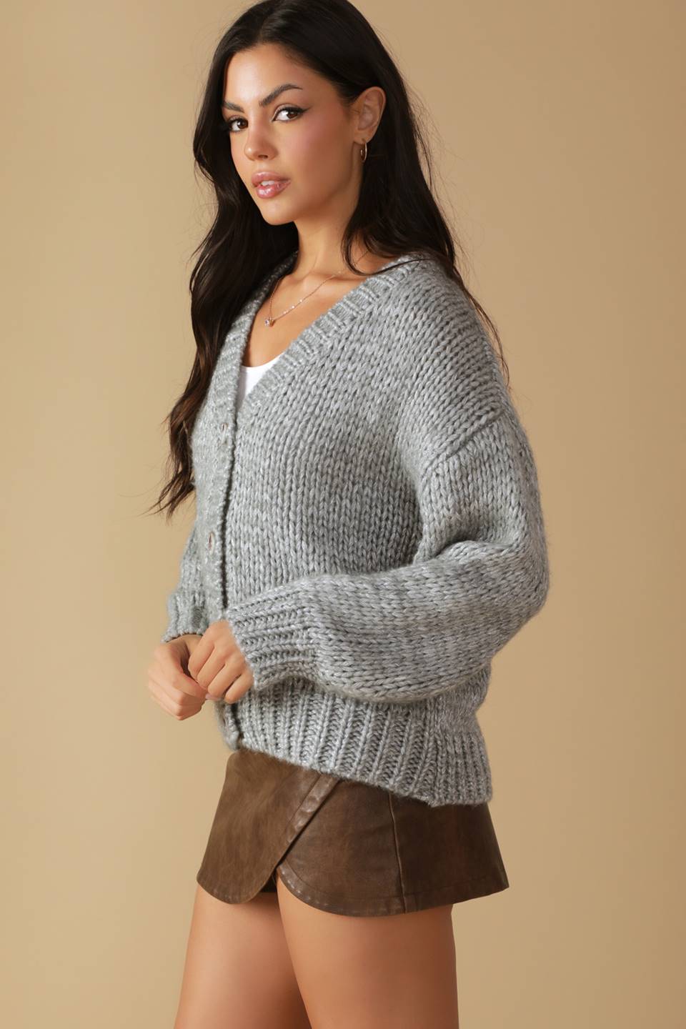 WOVEN WHISPERS SWEATER CARDIGAN - Mack & Harvie