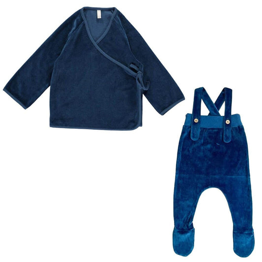 Wrap Cardigan & Mini Strap Pants - Stargaze - Mack & Harvie