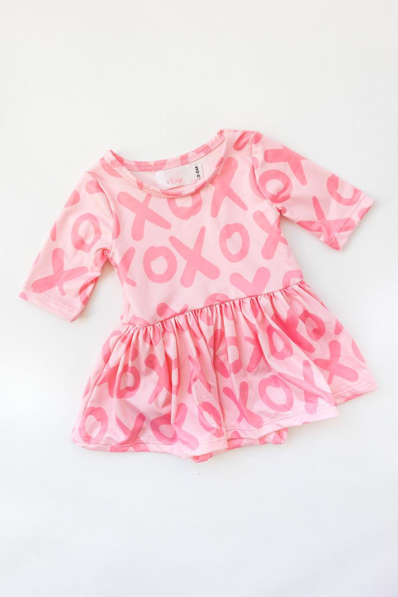 XOXO 3/4 Sleeve Twirl Bodysuit - Mack & Harvie