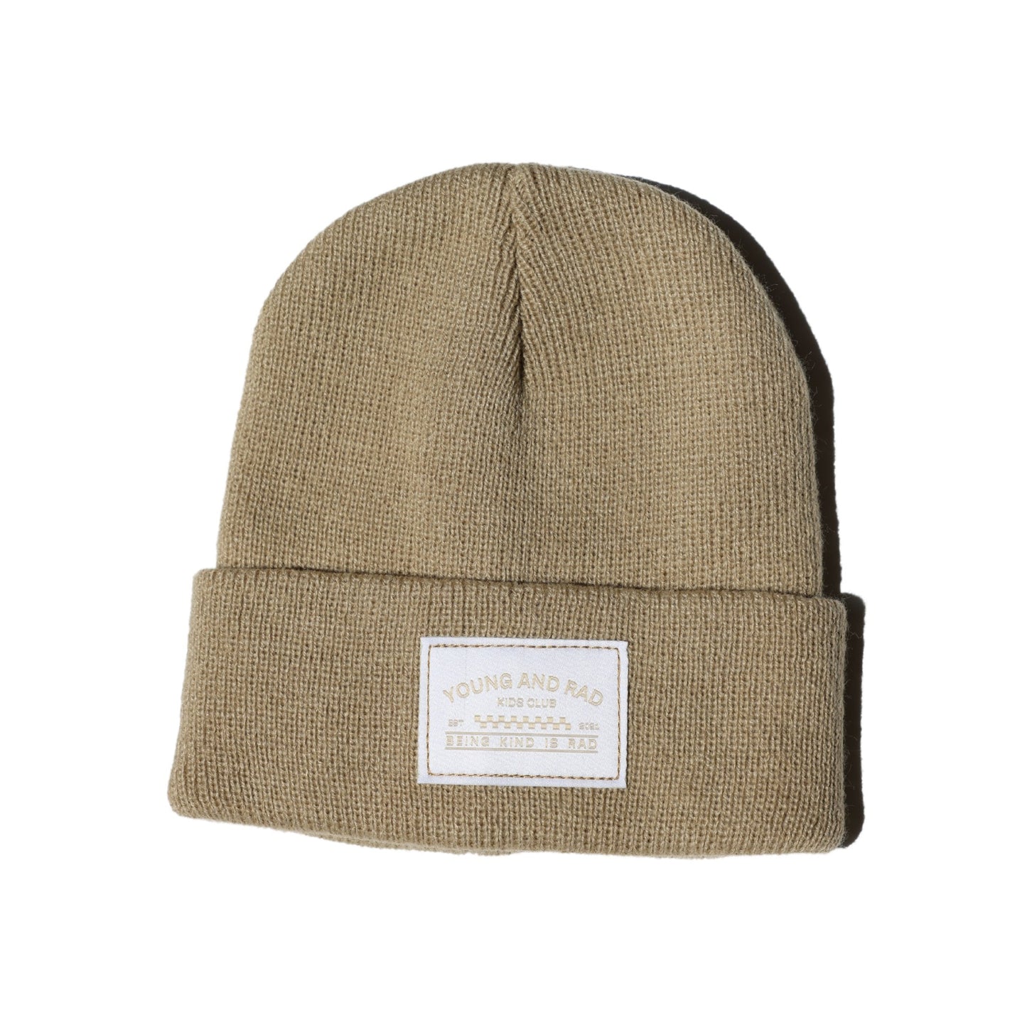 YOUNG + RAD CLASSIC BEANIE // BEIGE - Mack & Harvie