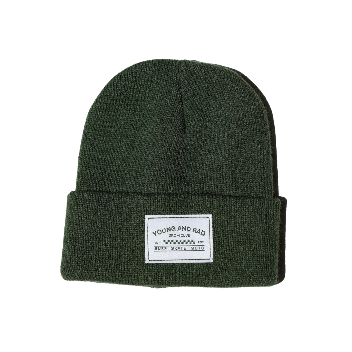 YOUNG + RAD CLASSIC BEANIE // FOREST GREEN - Mack & Harvie