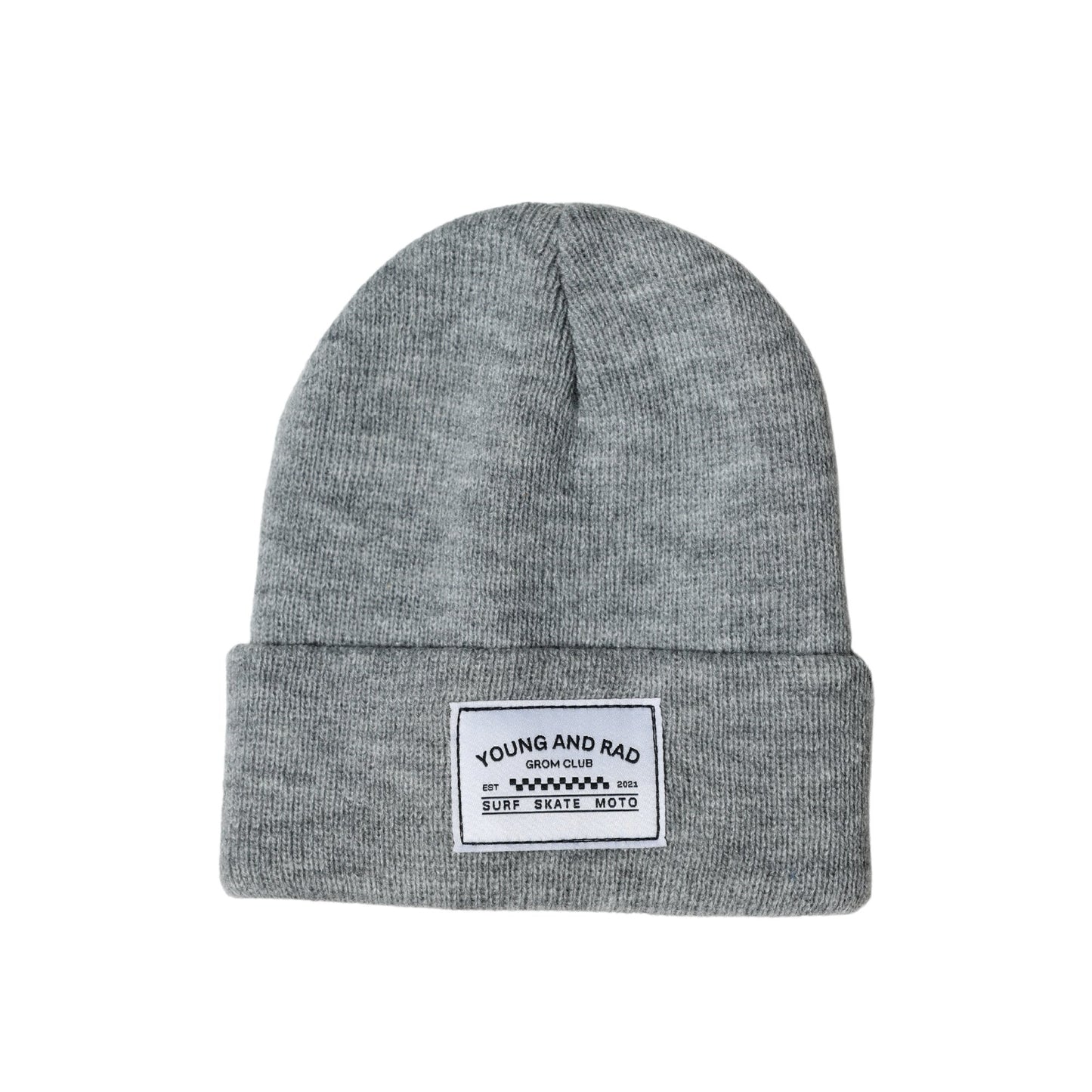 YOUNG + RAD CLASSIC BEANIE // HEATHER GREY - Mack & Harvie