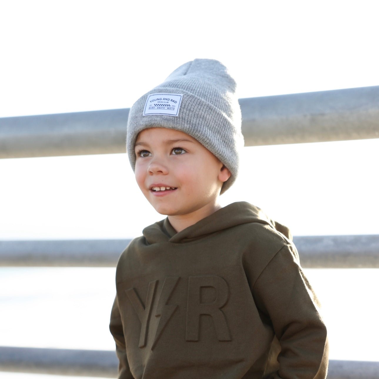 YOUNG + RAD CLASSIC BEANIE // HEATHER GREY - Mack & Harvie