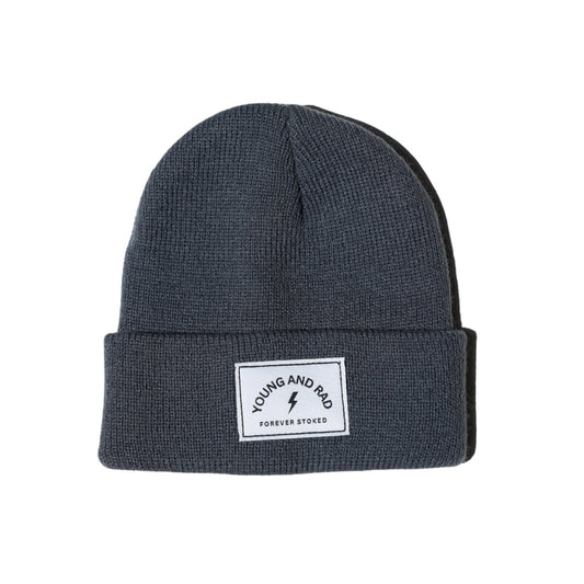 YOUNG + RAD CLASSIC BEANIE // STEEL BLUE - Mack & Harvie