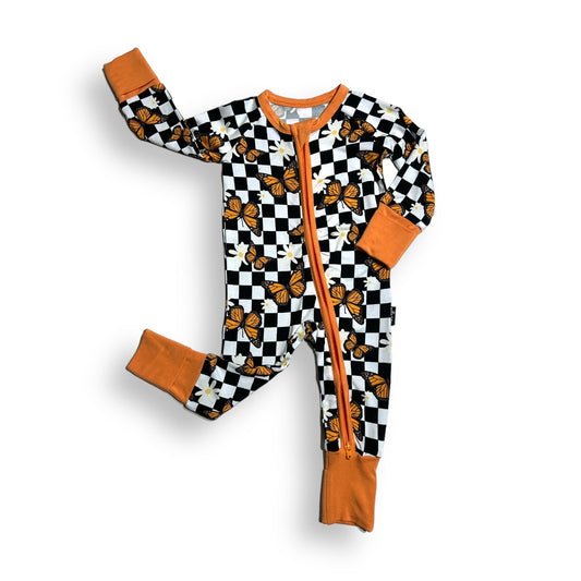 ZIP ROMPER - Butterflies - Mack & Harvie