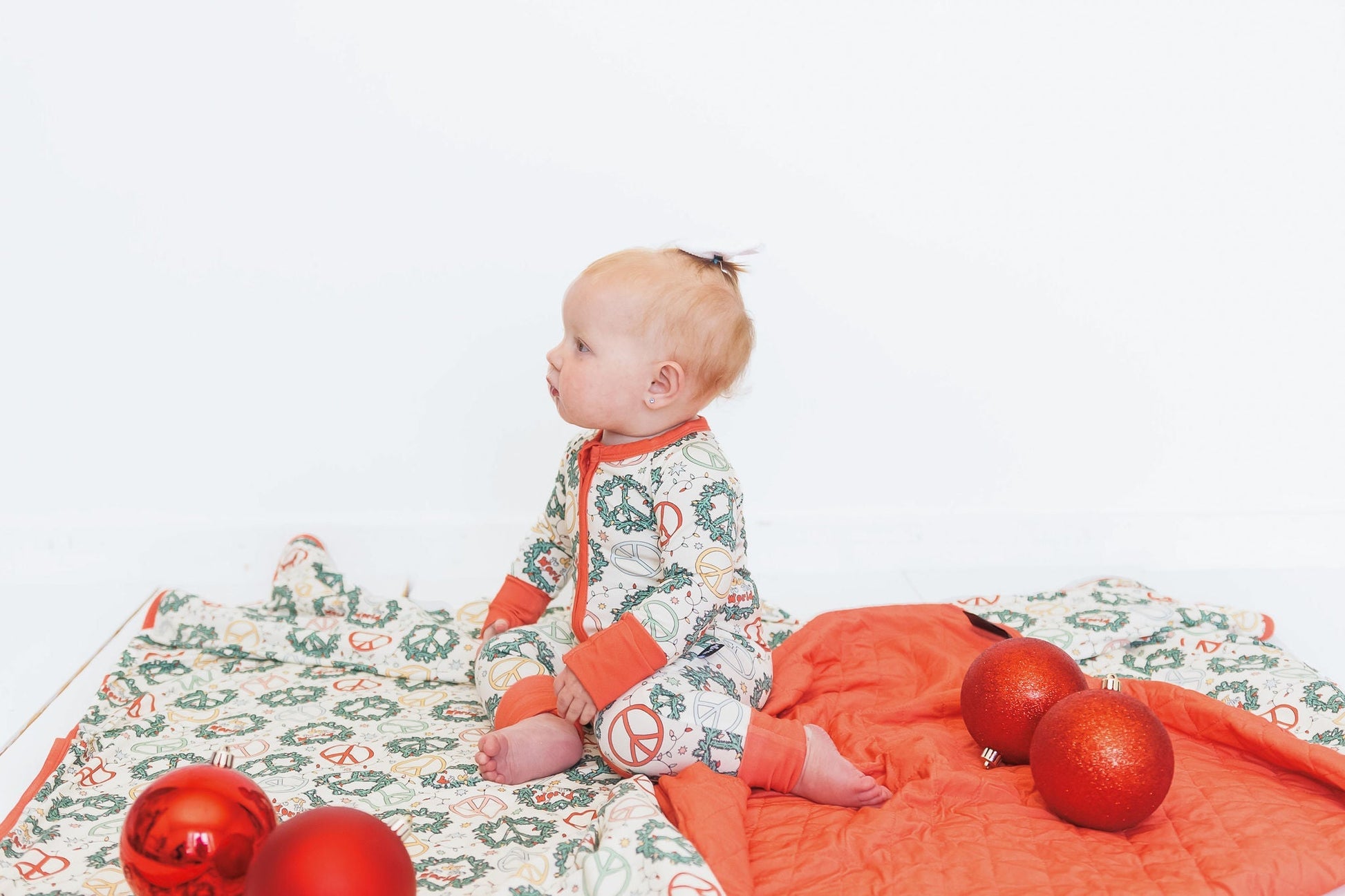 ZIP ROMPER - Christmas Peace - Mack & Harvie