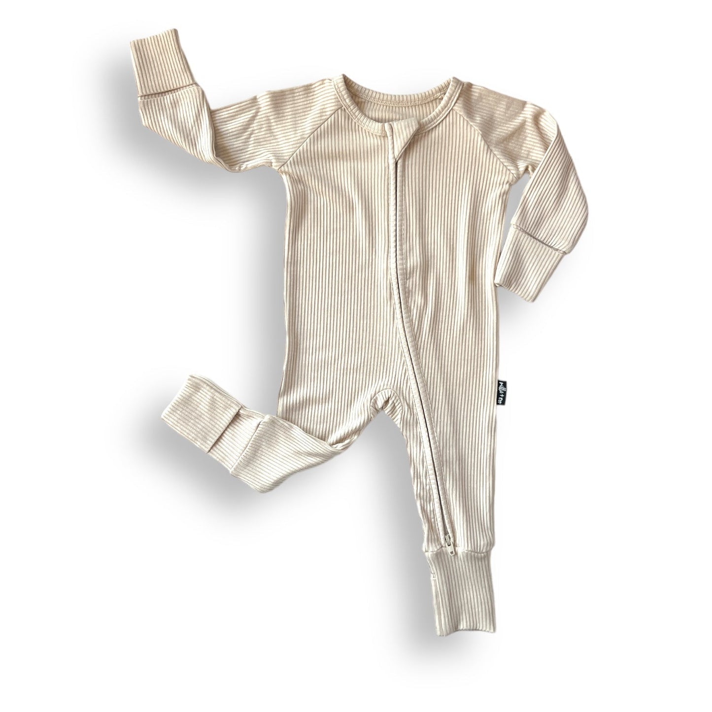 ZIP ROMPER - Clay Ribbed - Mack & Harvie