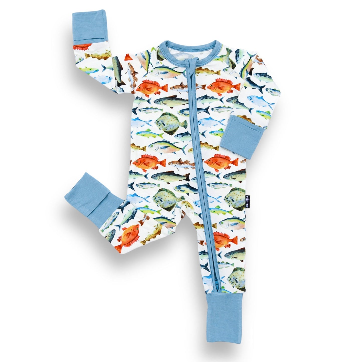 ZIP ROMPER - Fishy - Mack & Harvie