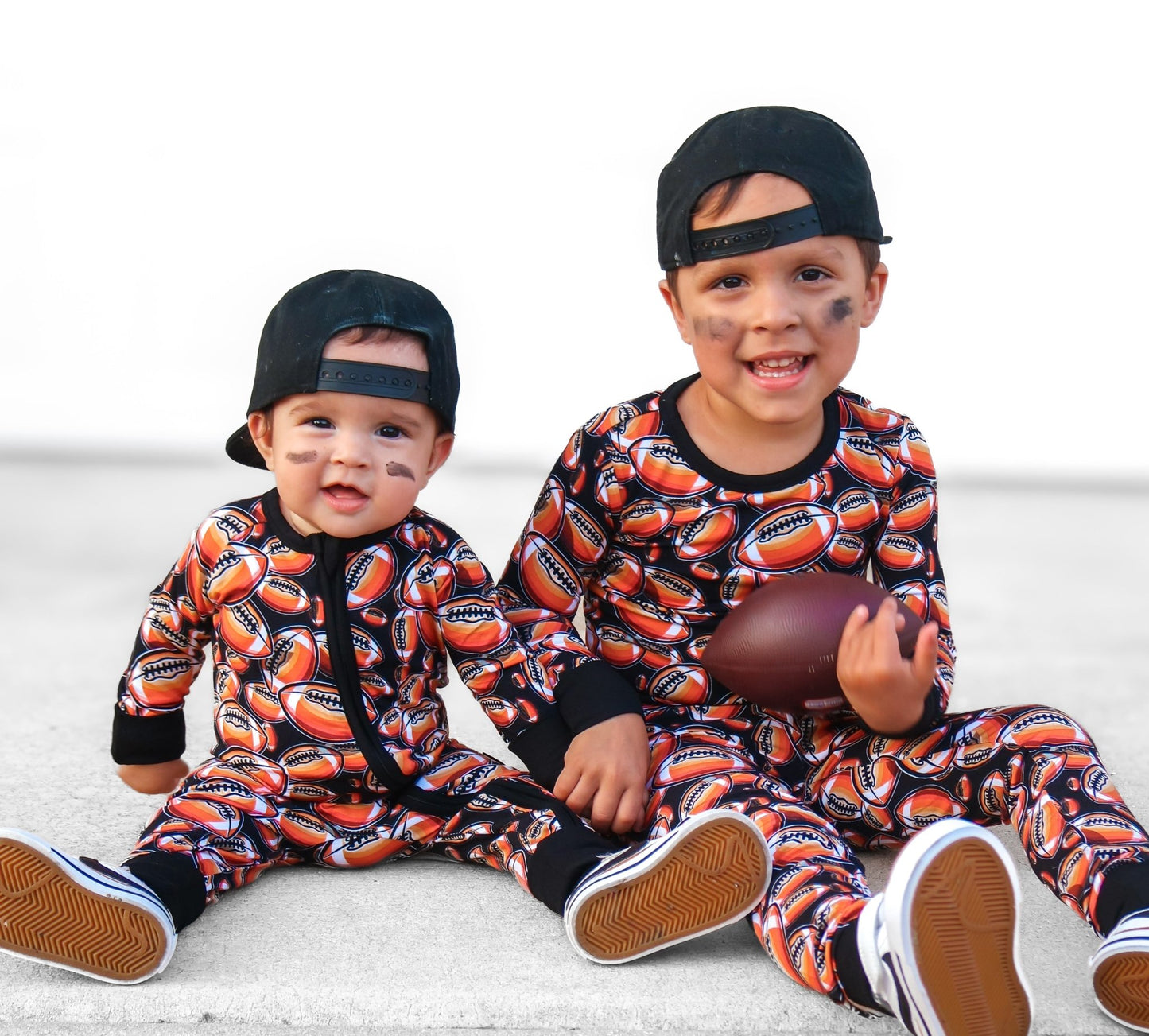 ZIP ROMPER - Football - Mack & Harvie