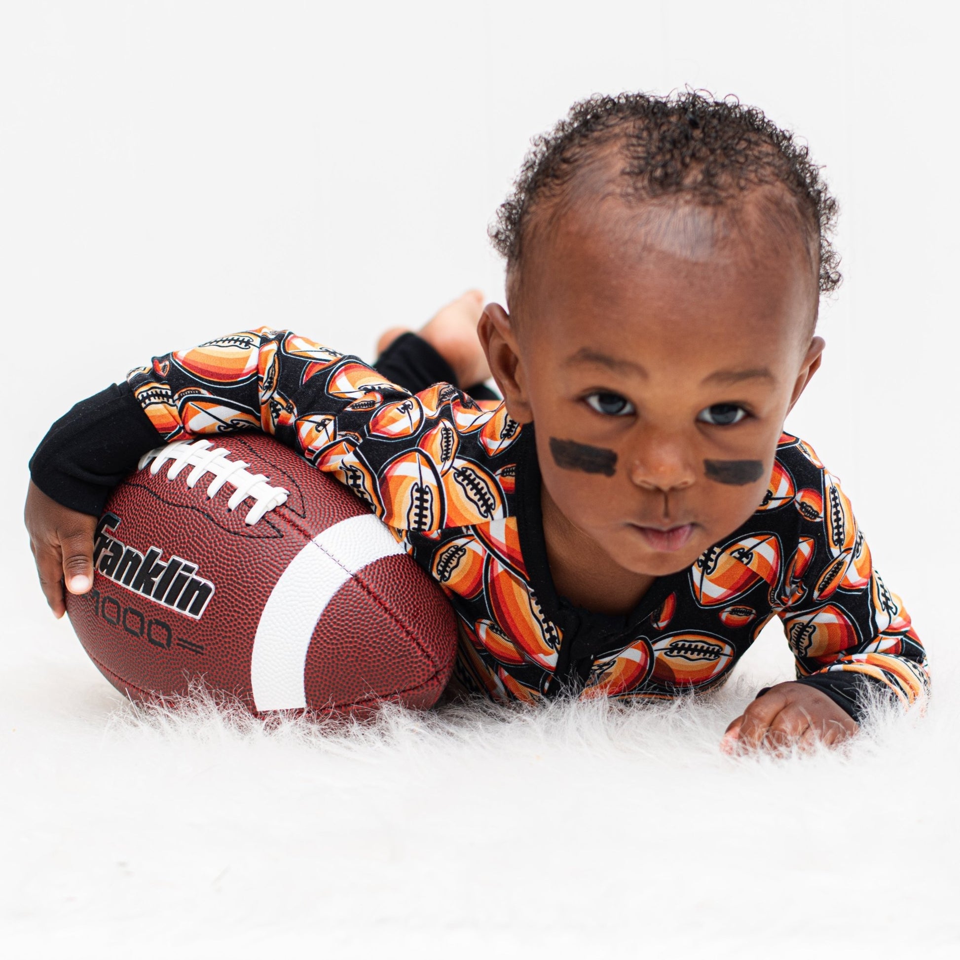 ZIP ROMPER - Football - Mack & Harvie