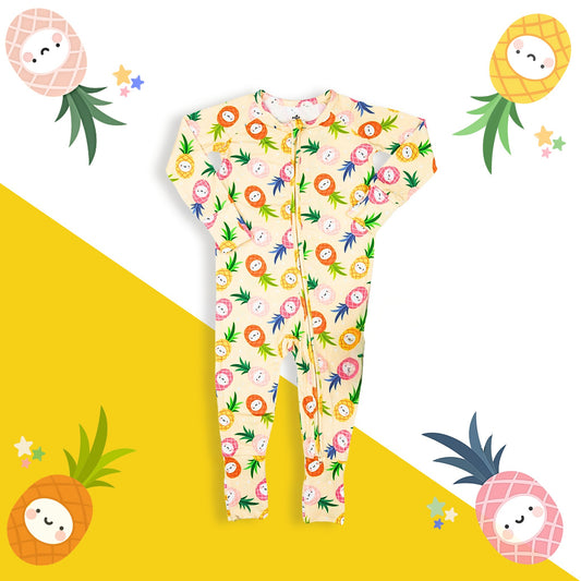 ZIP ROMPER - Kawaii Pineapple - Mack & Harvie