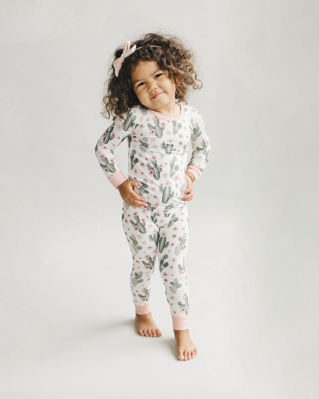 Bamboo Two Piece Set | Cactus Flowers - Mack & Harvie