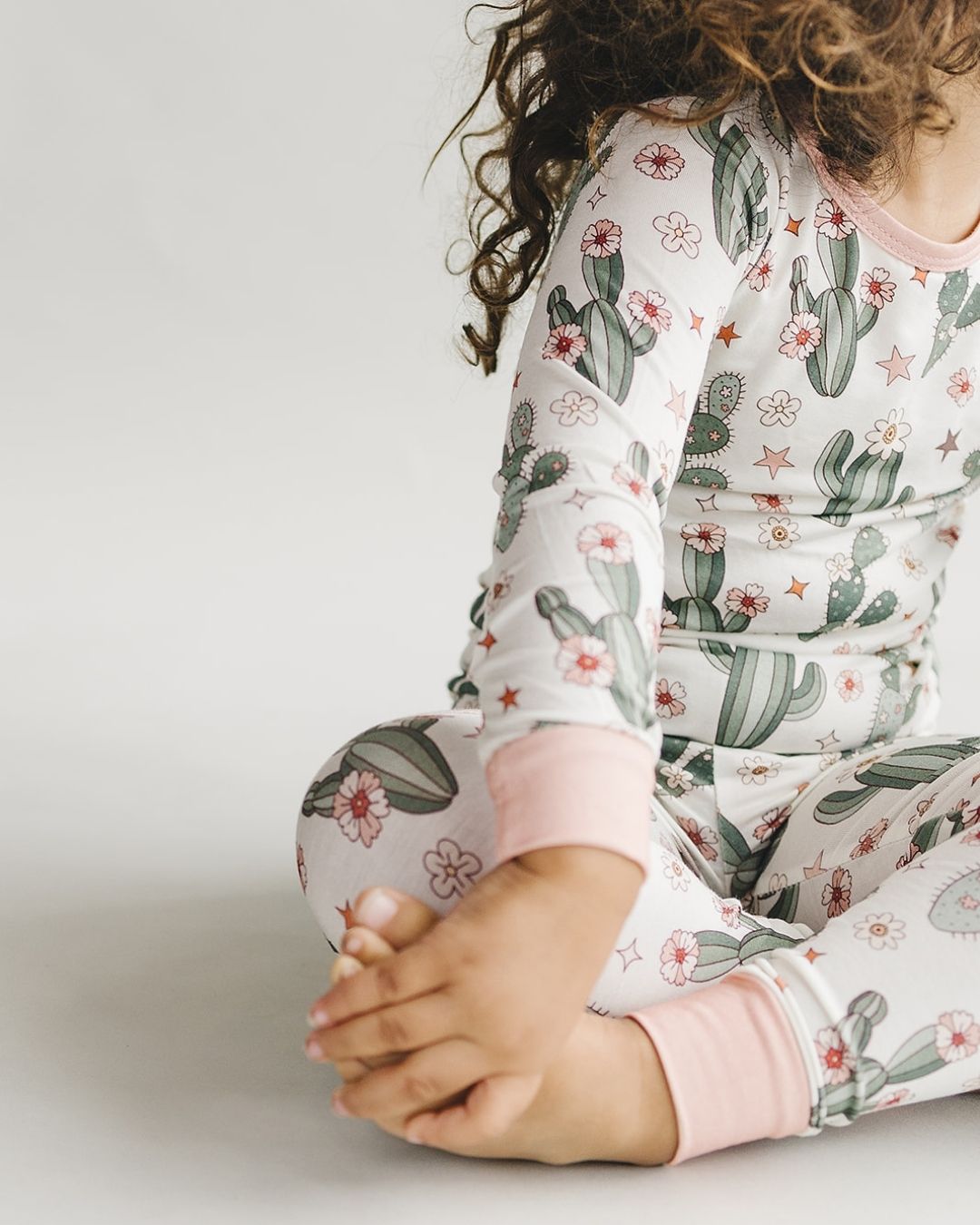 Bamboo Two Piece Set | Cactus Flowers - Mack & Harvie