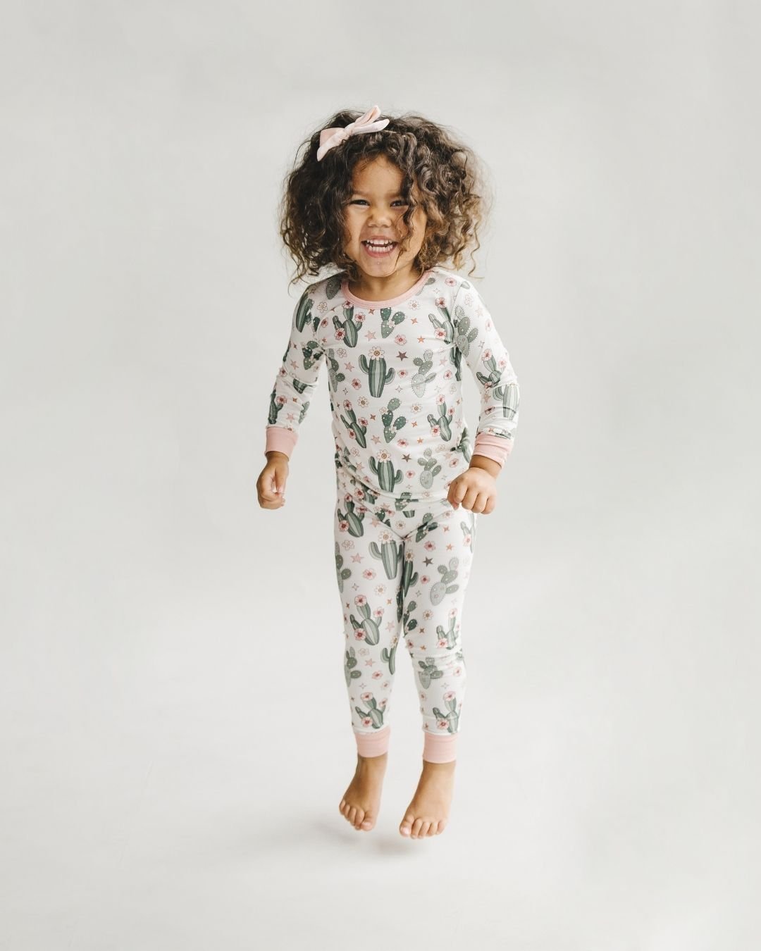 Bamboo Two Piece Set | Cactus Flowers - Mack & Harvie