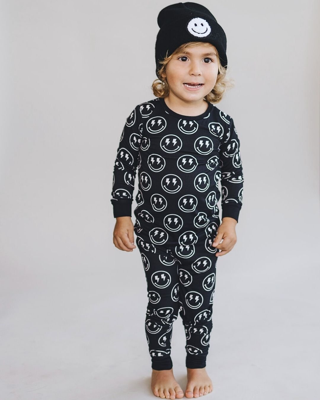 Bamboo Two Piece Set | Electric Smiley - Mack & Harvie