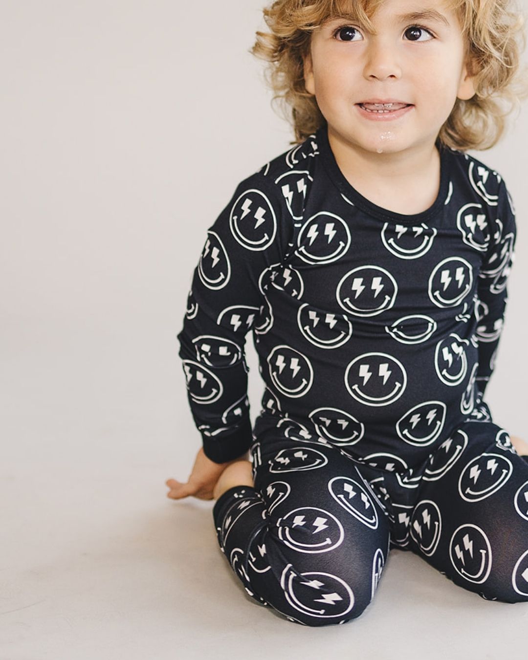 Bamboo Two Piece Set | Electric Smiley - Mack & Harvie