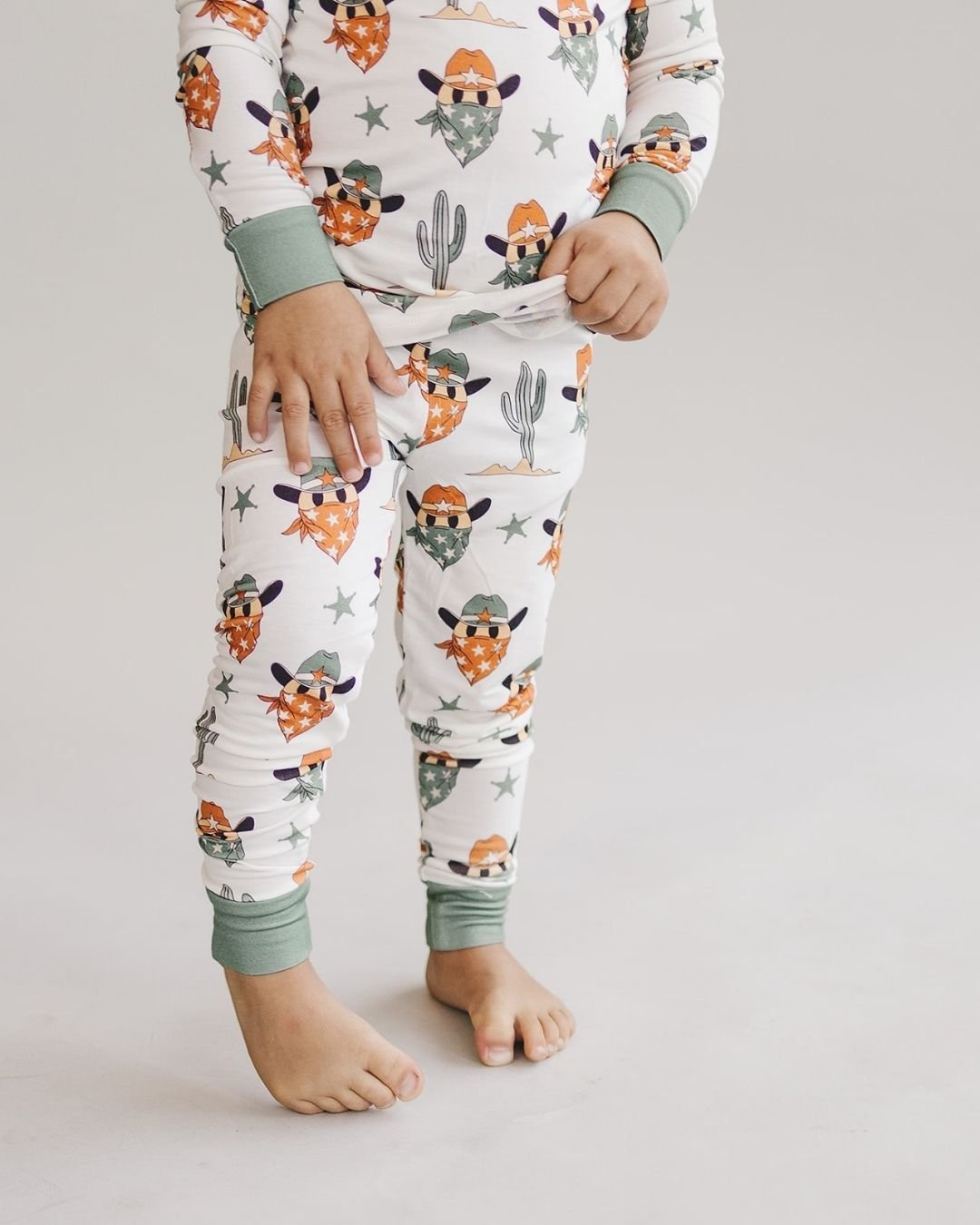 Bamboo Two Piece Set | Smiley Cowboy - Mack & Harvie