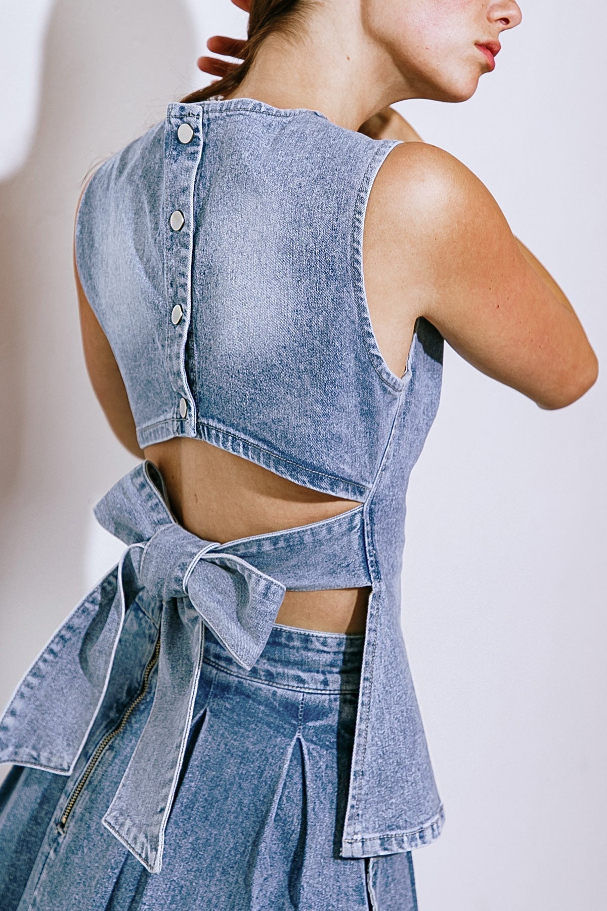 BE THE BRIGHTEST DENIM TOP - Mack & Harvie