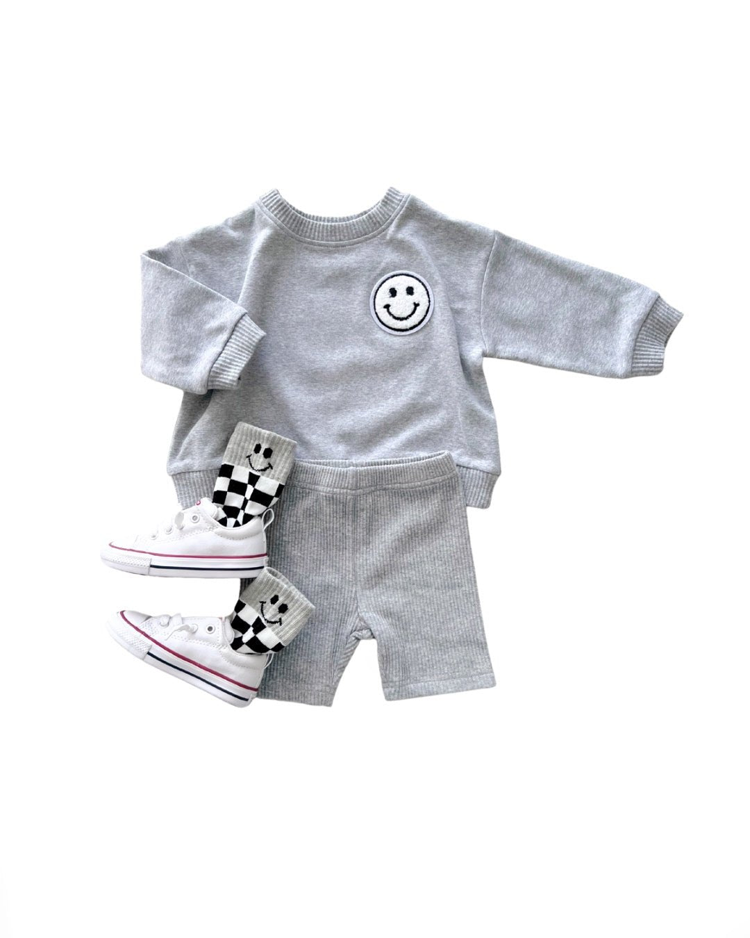 Biker Shorts Set | Gray - Mack & Harvie