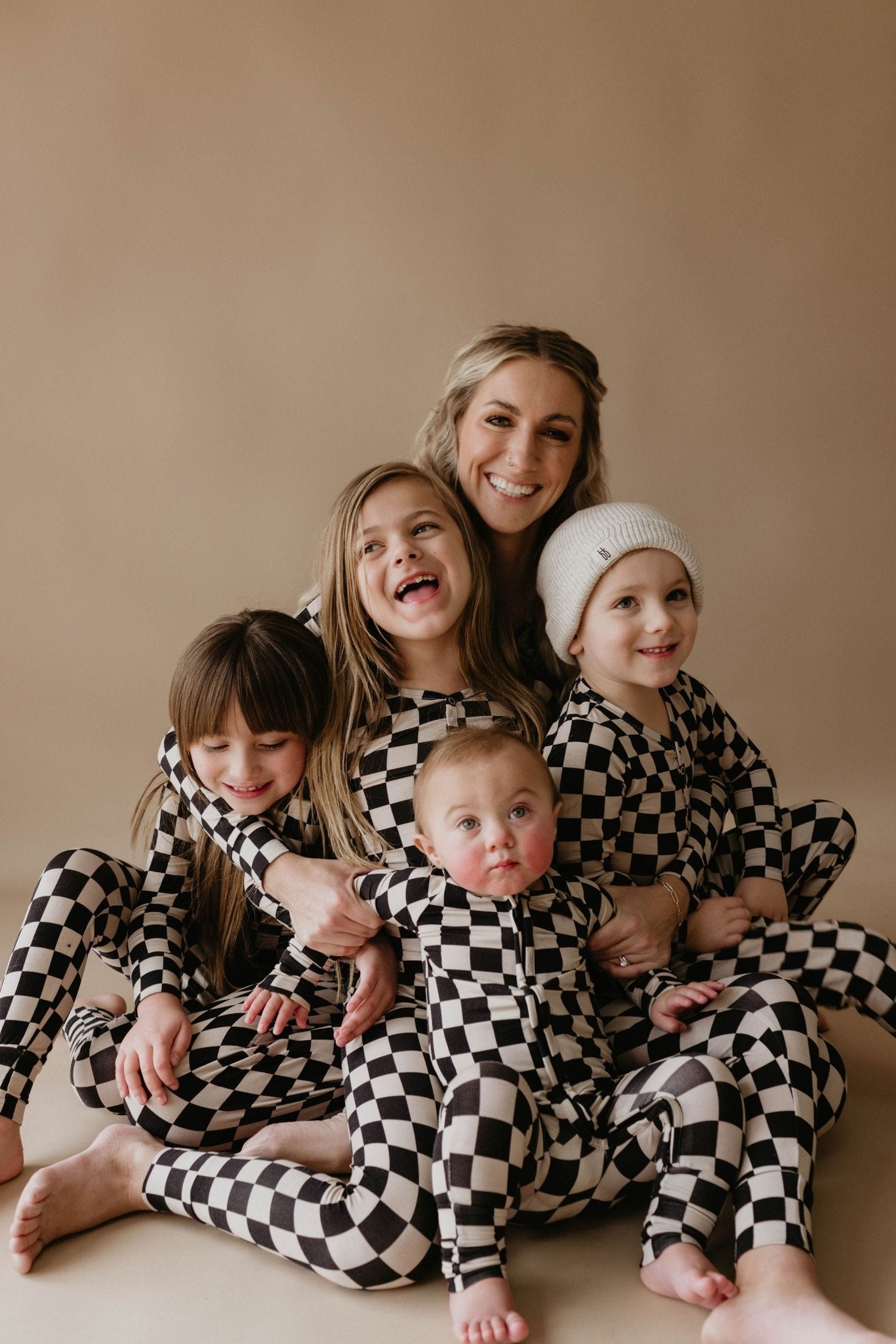 Black Checkered | Bamboo Two Piece Pajamas - Mack & Harvie