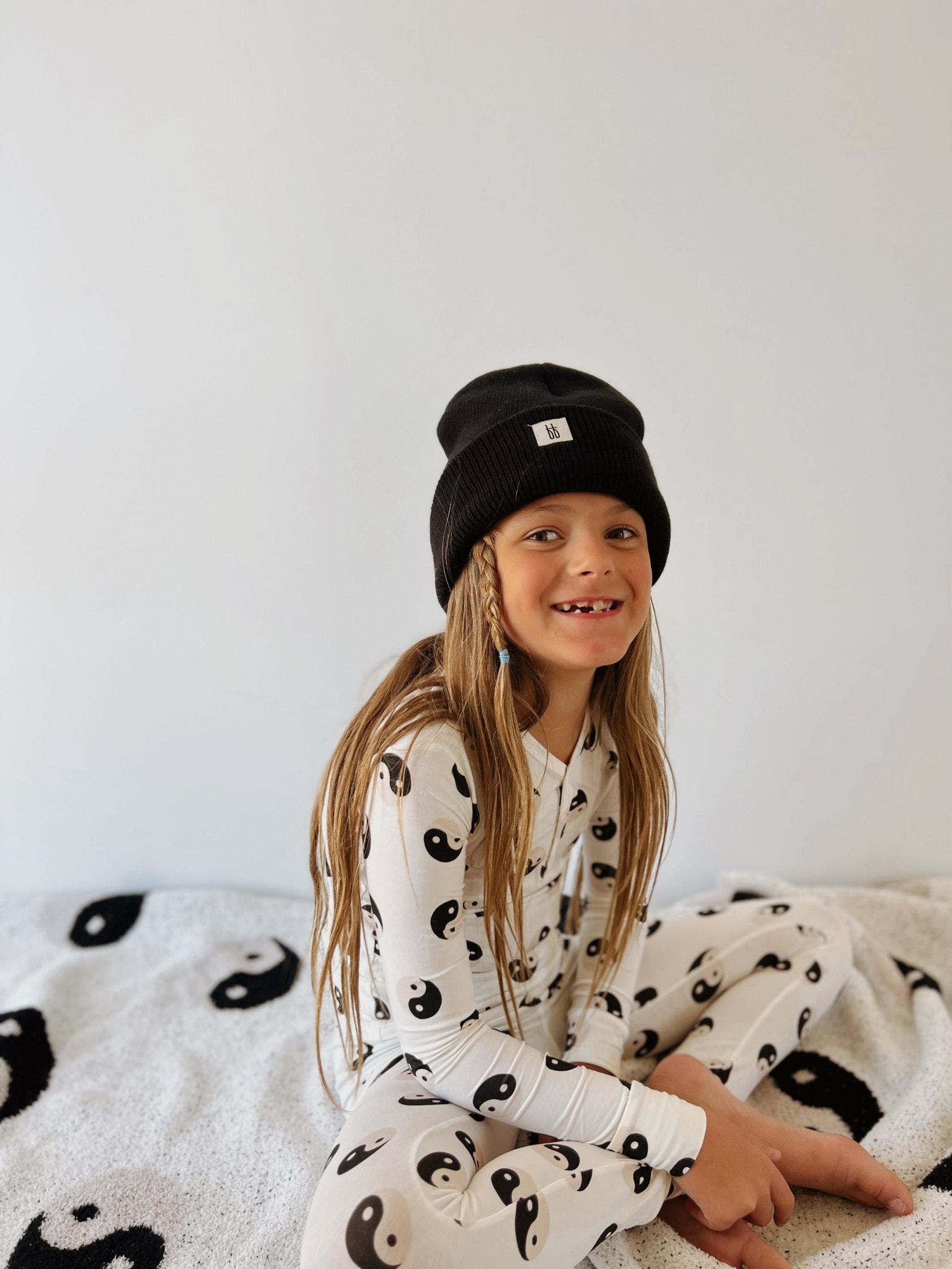 Black & White Yin Yang | Two Piece Bamboo Pajamas - Mack & Harvie