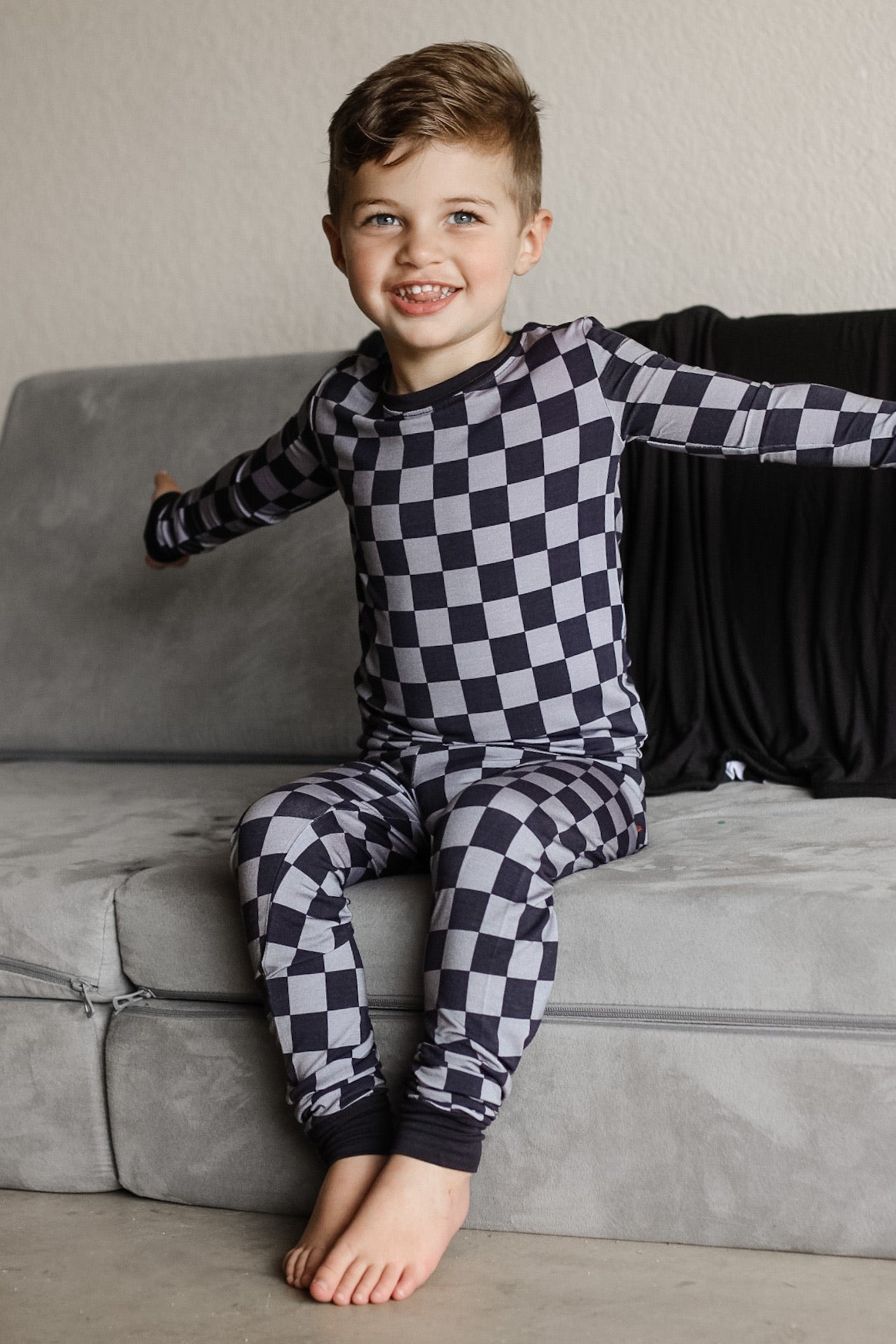 CHARCOAL CHECKERS DREAM SET - Mack & Harvie