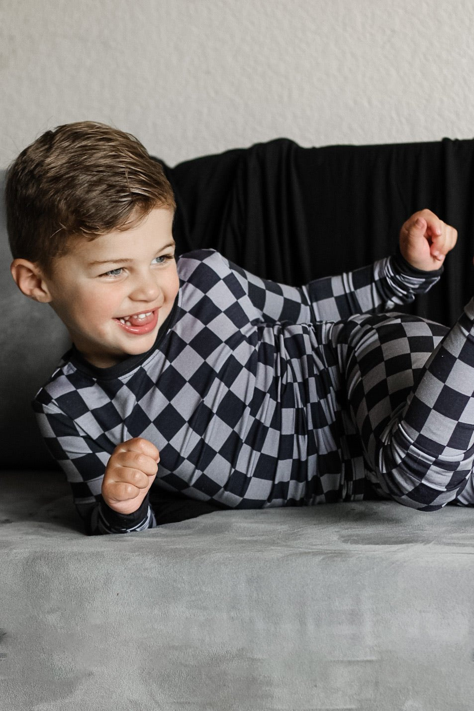 CHARCOAL CHECKERS DREAM SET - Mack & Harvie