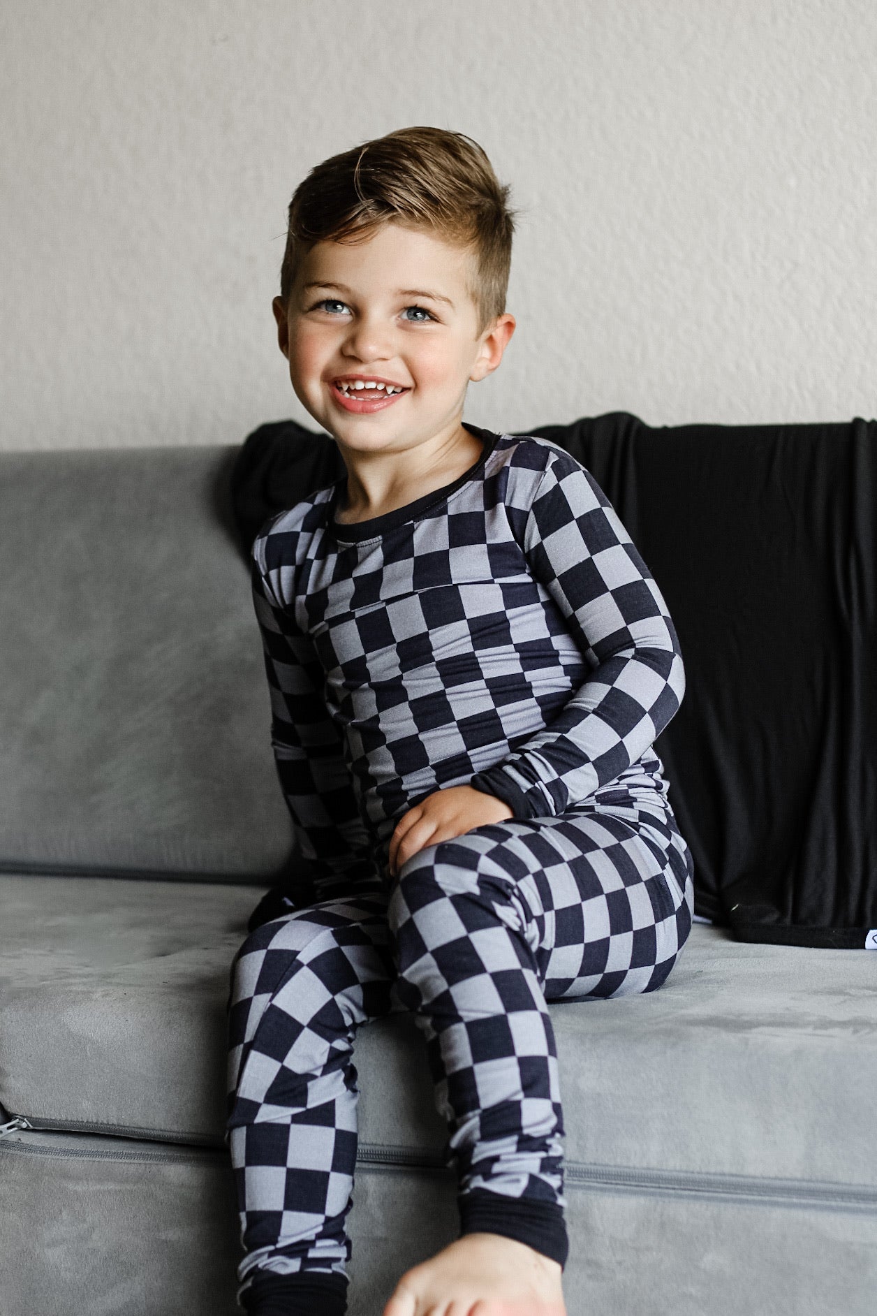 CHARCOAL CHECKERS DREAM SET - Mack & Harvie