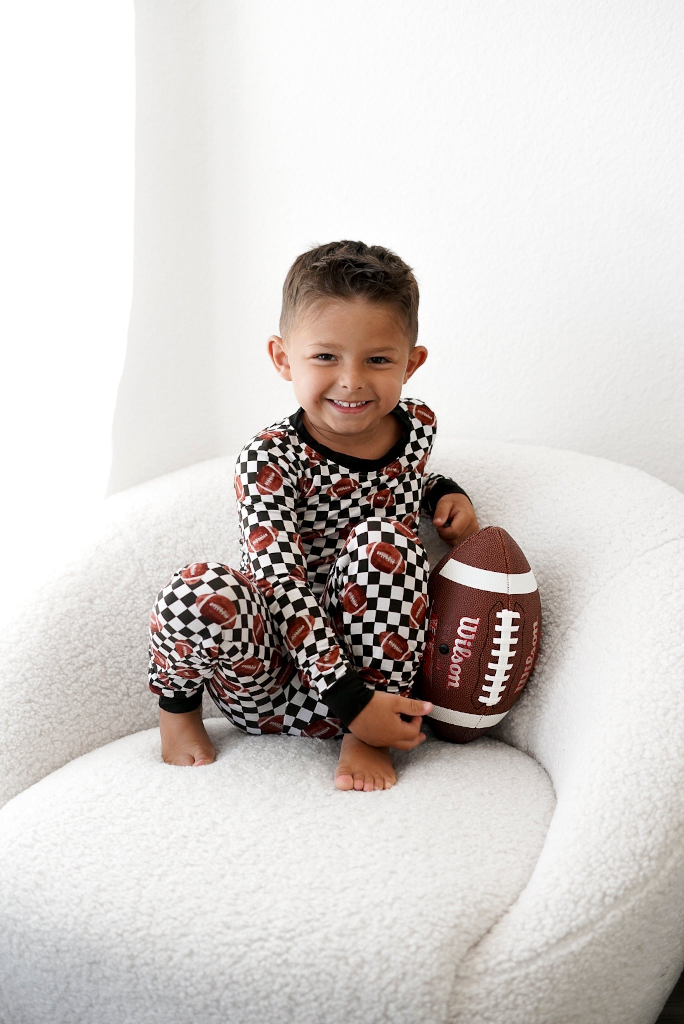 CHECKERED FOOTBALL DREAM SET - Mack & Harvie