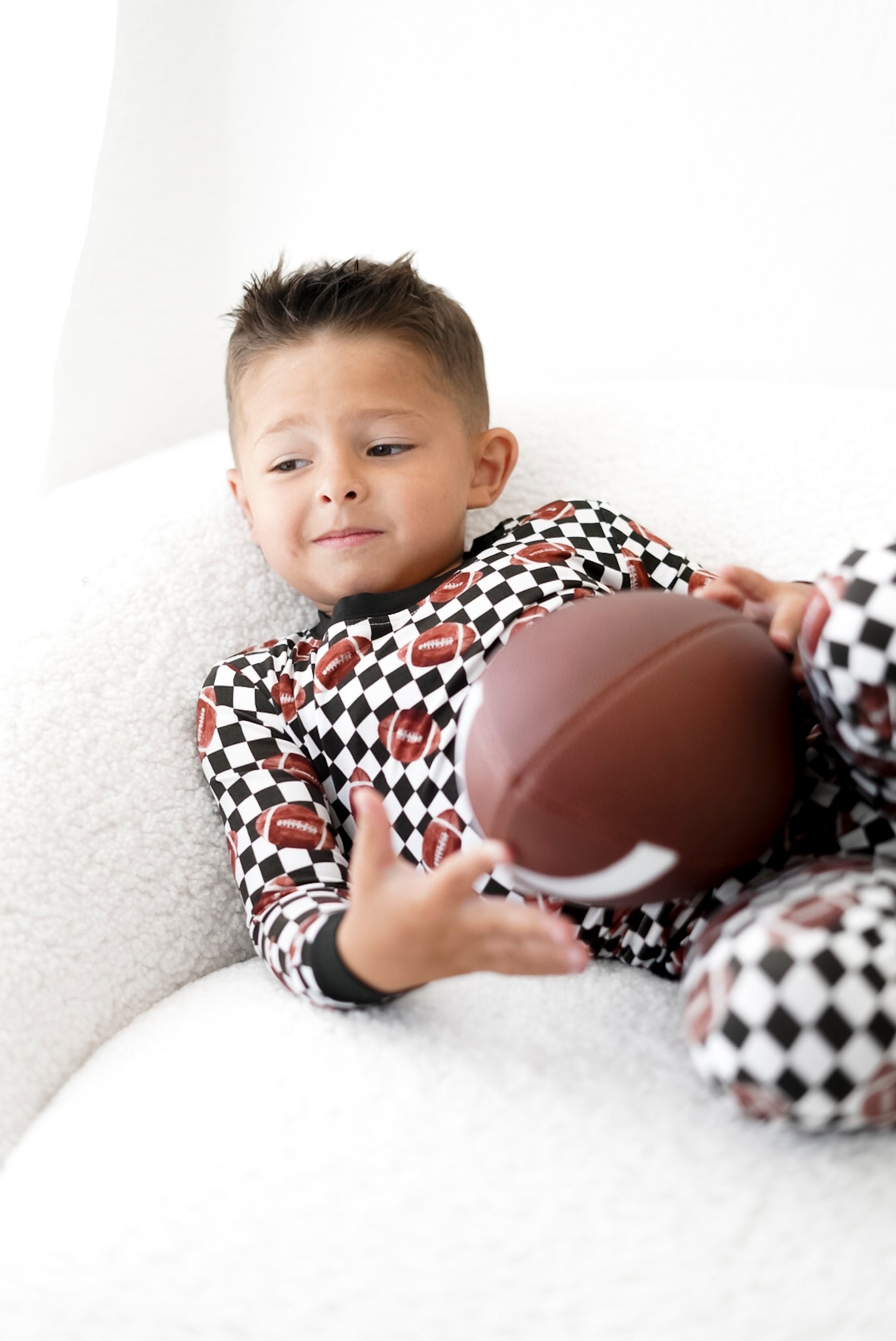 CHECKERED FOOTBALL DREAM SET - Mack & Harvie