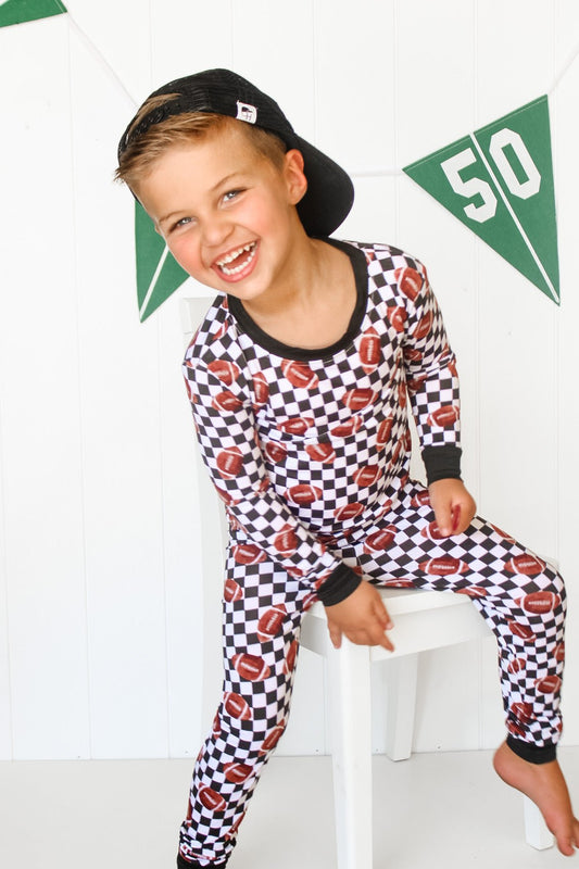 CHECKERED FOOTBALL DREAM SET - Mack & Harvie