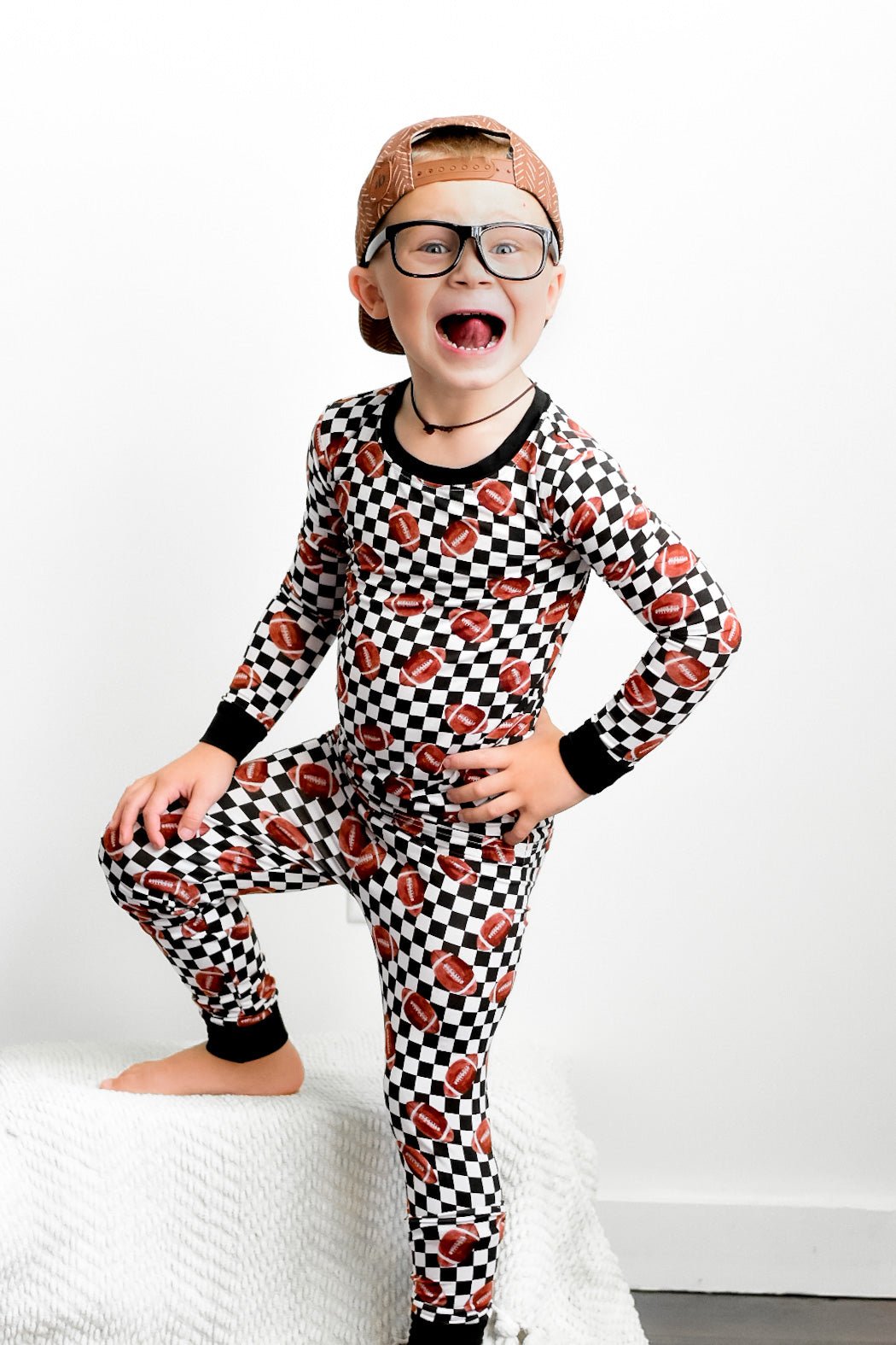 CHECKERED FOOTBALL DREAM SET - Mack & Harvie