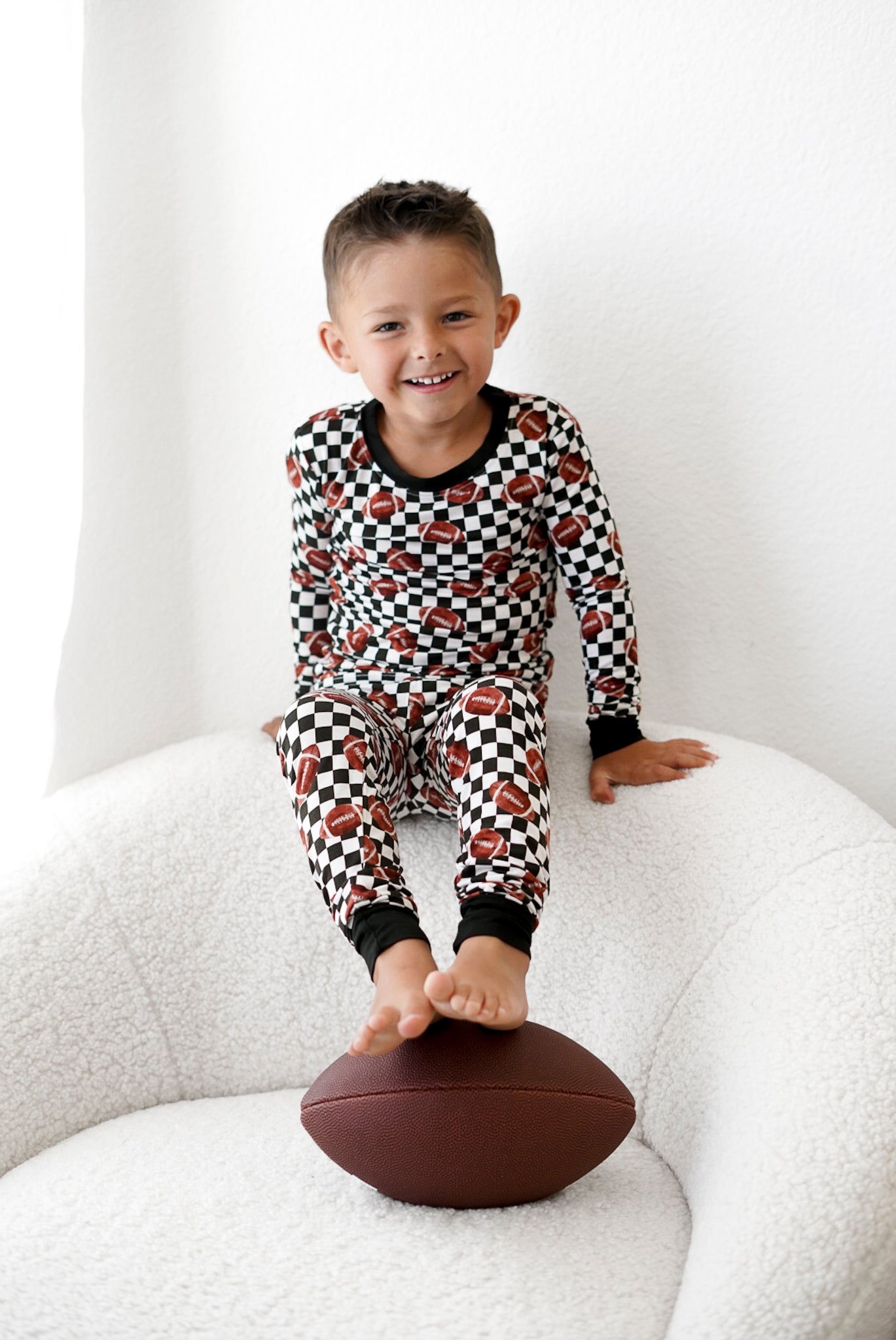 CHECKERED FOOTBALL DREAM SET - Mack & Harvie