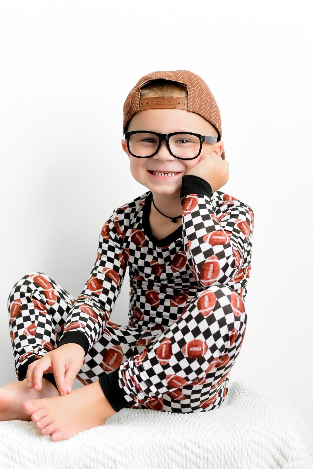 CHECKERED FOOTBALL DREAM SET - Mack & Harvie