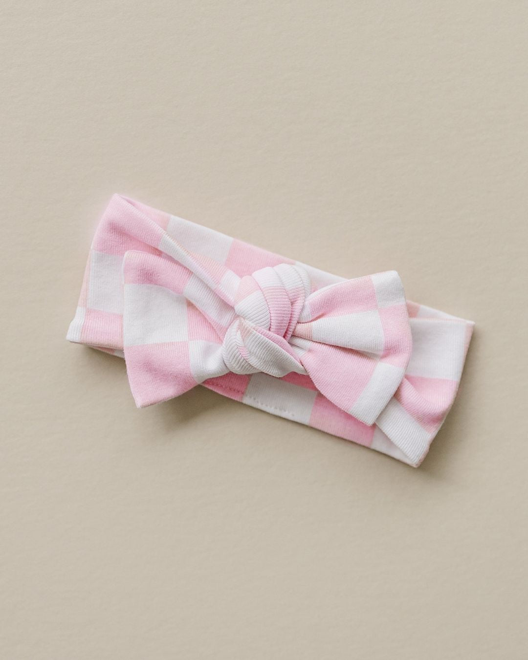 Checkered Headband | Pink - Mack & Harvie