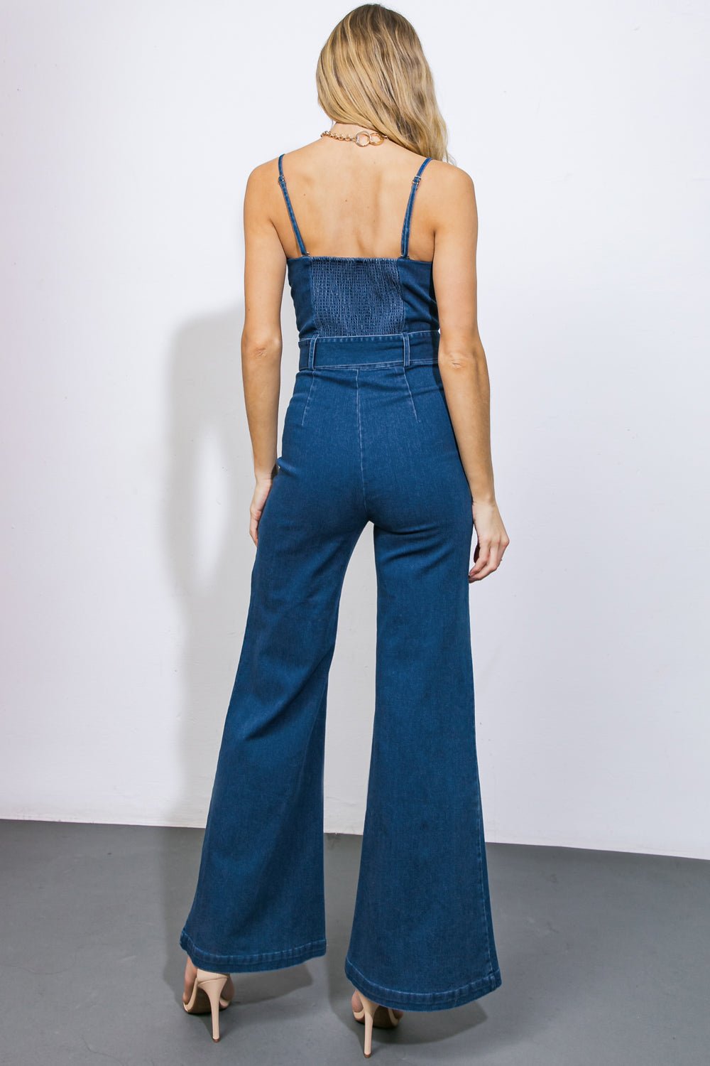 DRIFT AWAY DENIM JUMPSUIT - Mack & Harvie