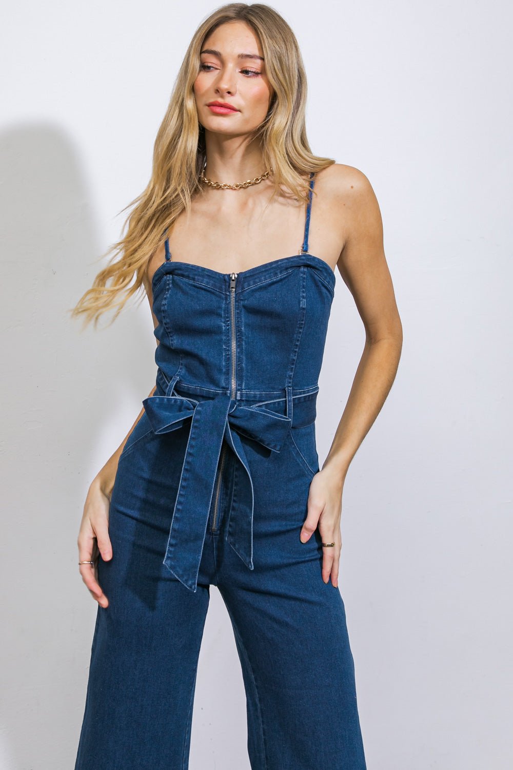 DRIFT AWAY DENIM JUMPSUIT - Mack & Harvie