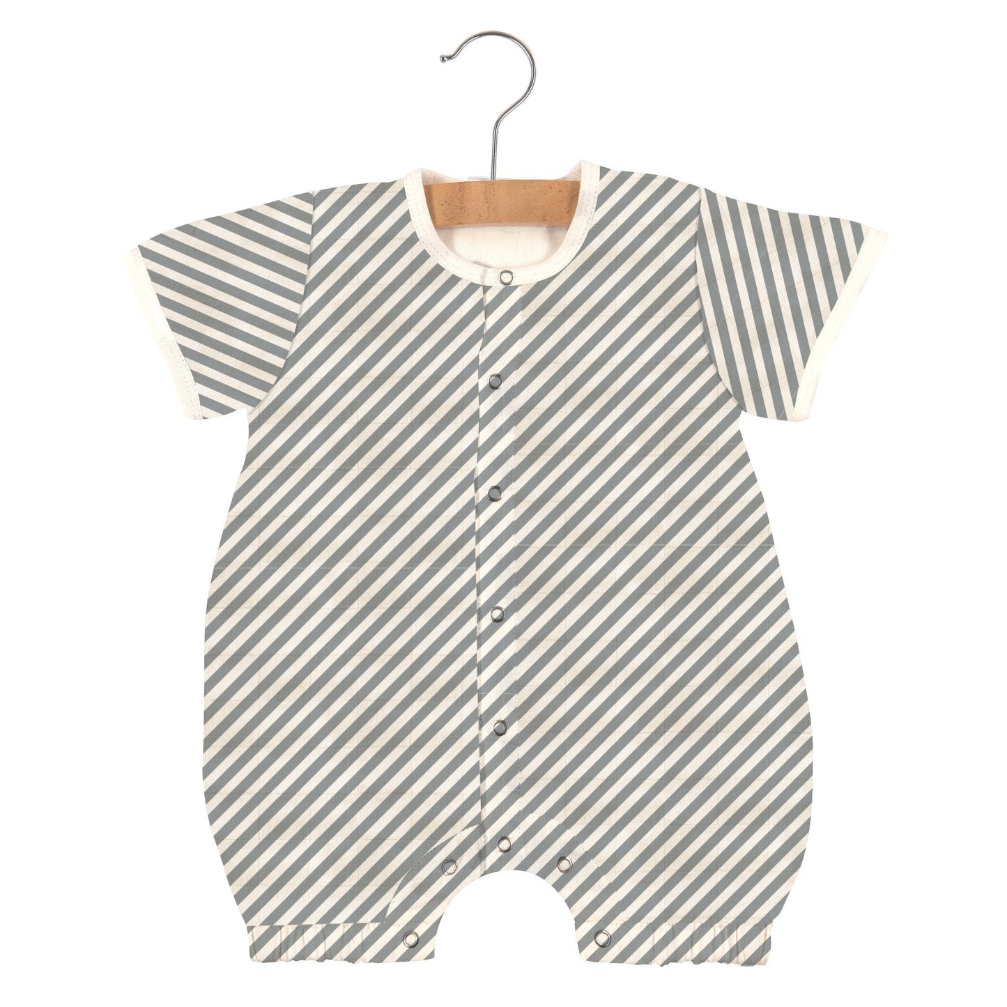 Finley Stripe Bamboo Newcastle Mini Romper - Mack & Harvie