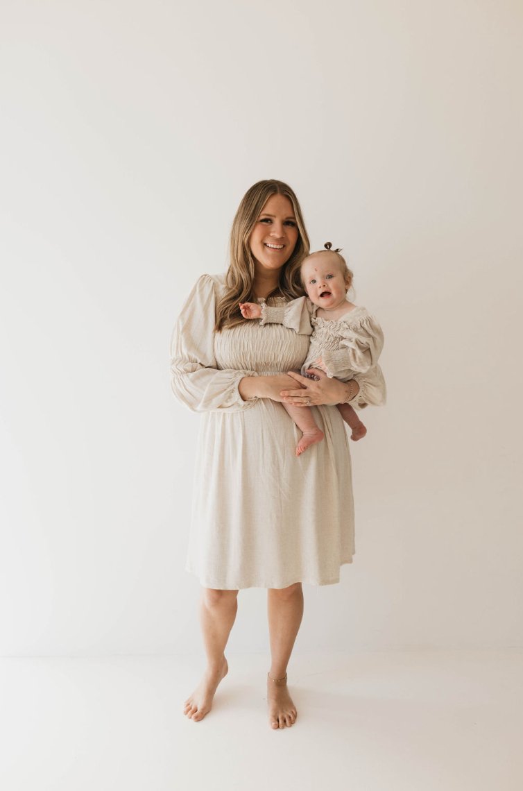 Flax | Linen Long Sleeve Dress - Mack & Harvie