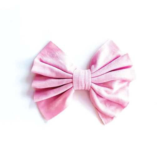 Lillian Pink Bamboo Tied Bow - Mack & Harvie