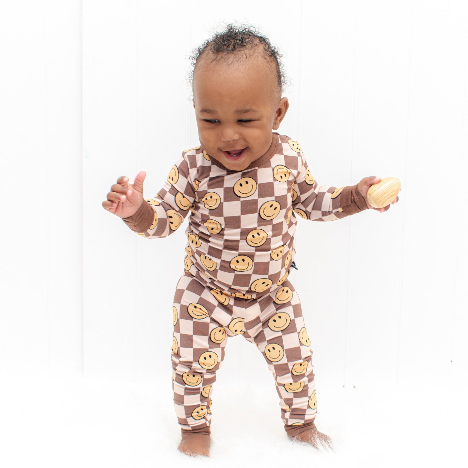 LONG SLEEVE 2 PIECE SETS- Neutral Smiles - Mack & Harvie