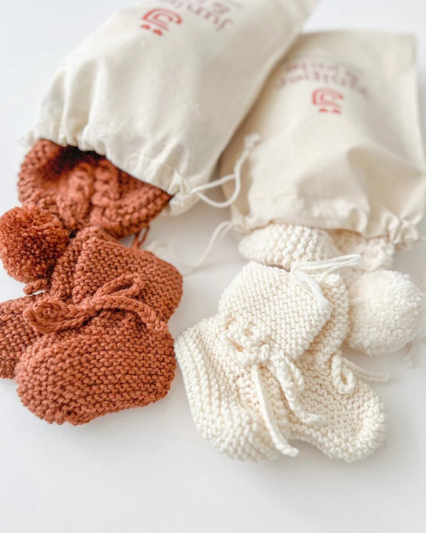 Merino Wool Bonnet & Bootie Set | Cinnamon - Mack & Harvie