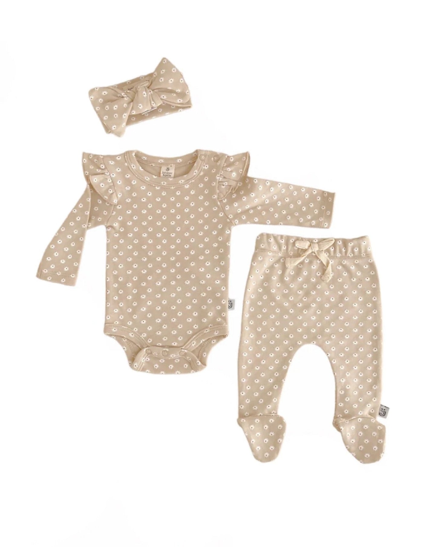 Organic 3 Piece Set | Daisy - Mack & Harvie