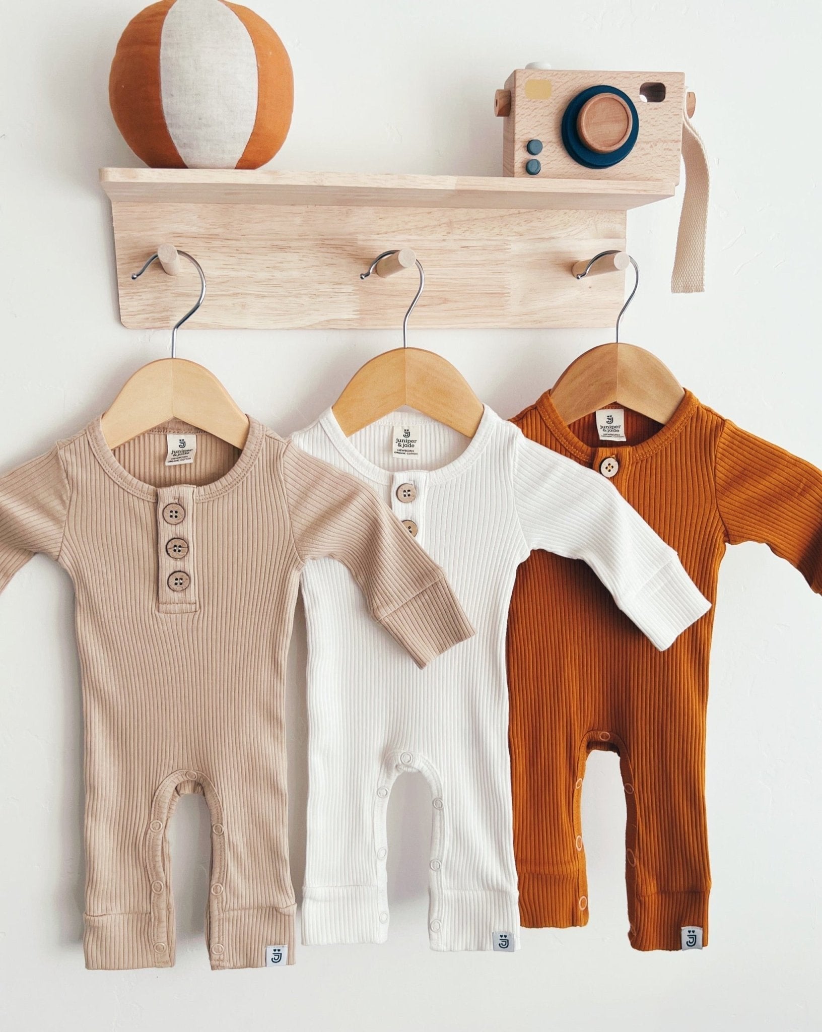 Organic Jumpsuit | Latte - Mack & Harvie