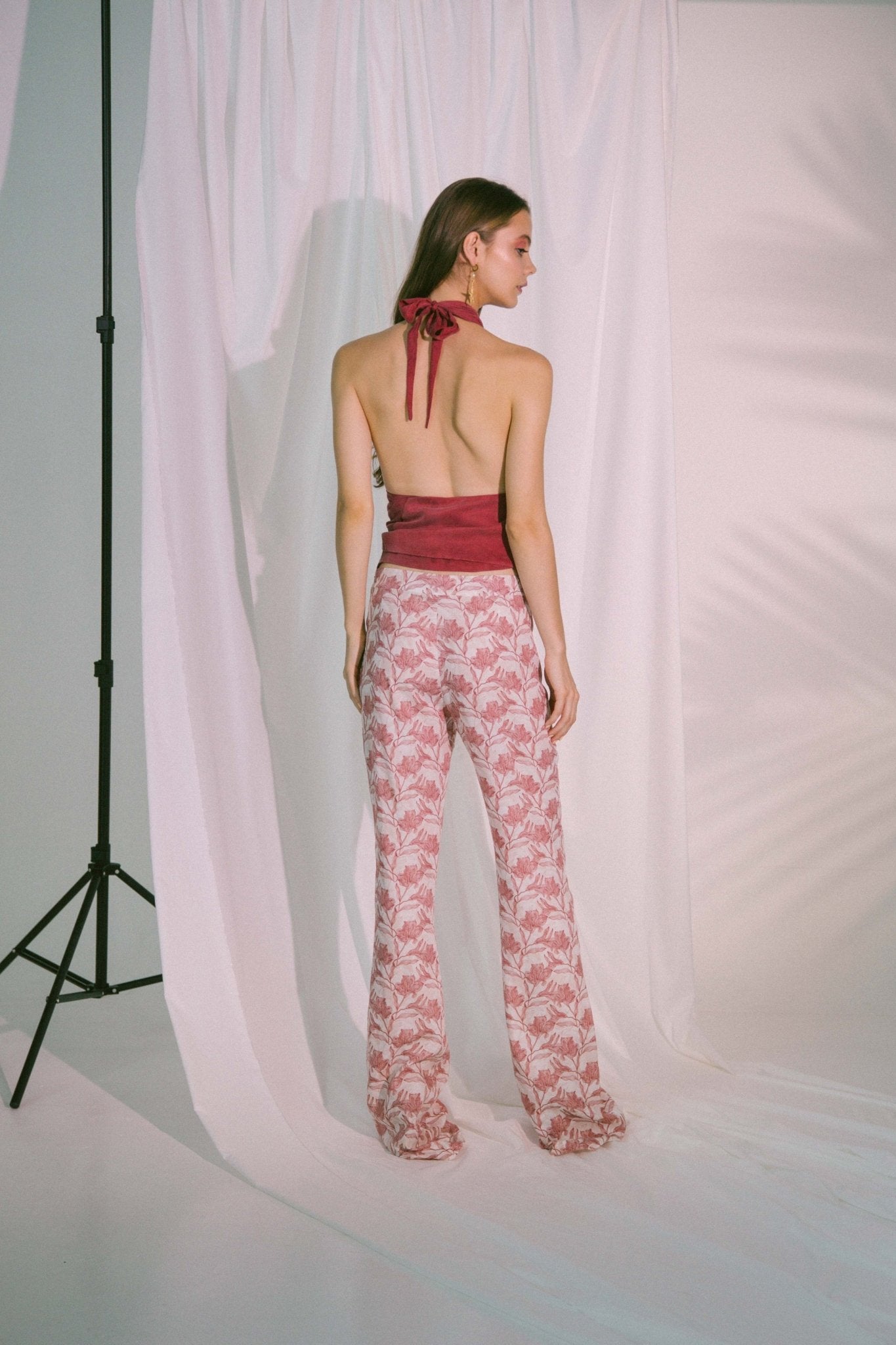 Plato Trousers in Canyon Rose - Mack & Harvie